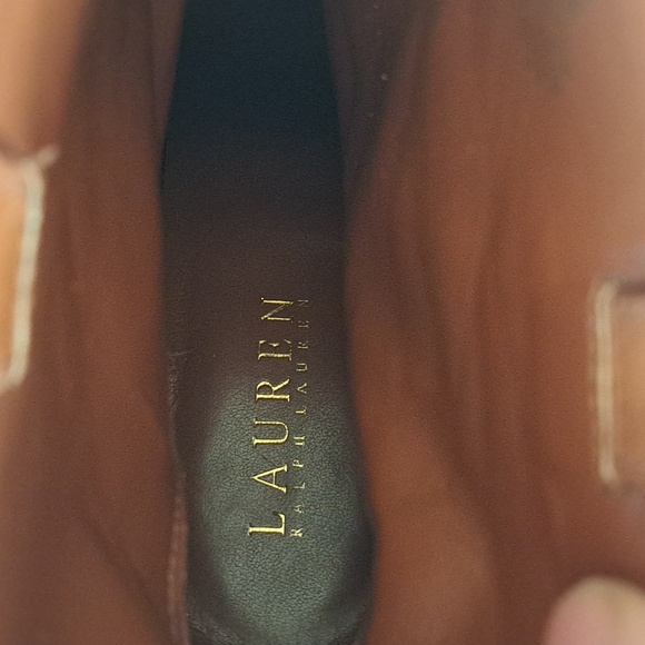 Lauren Ralph Lauren Dylan Suede Leather Mid Heel Boots. Size 8.5 - Picture 7 of 10